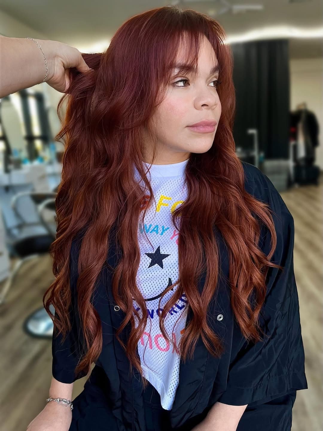 Soft dimensional blonde transformation