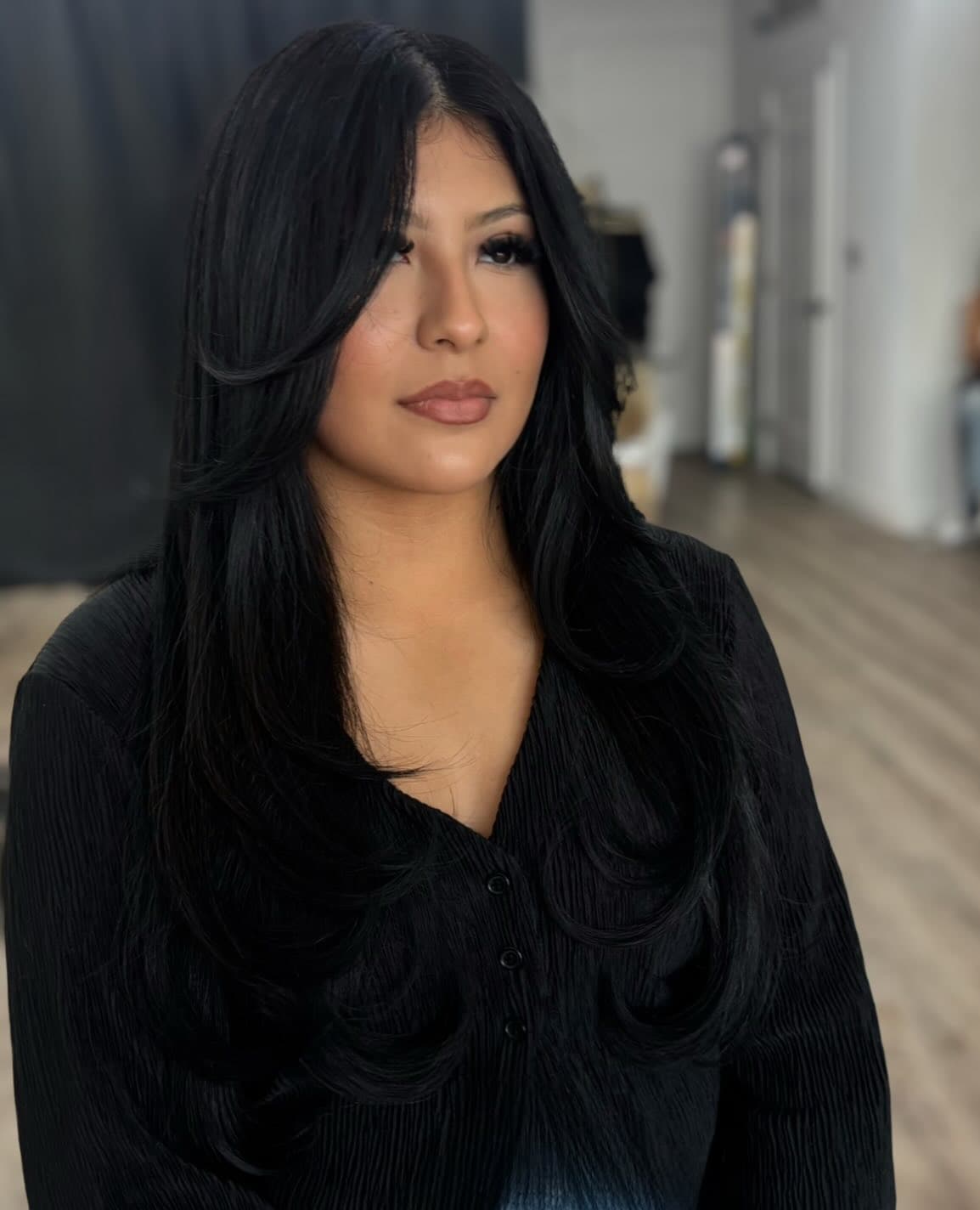 Hand-tied extension length and density